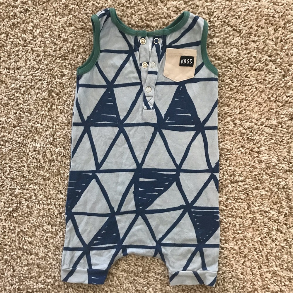 Rags to Raches cropped romper